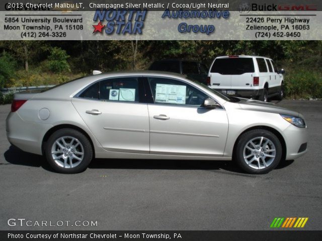 2013 Chevrolet Malibu LT in Champagne Silver Metallic