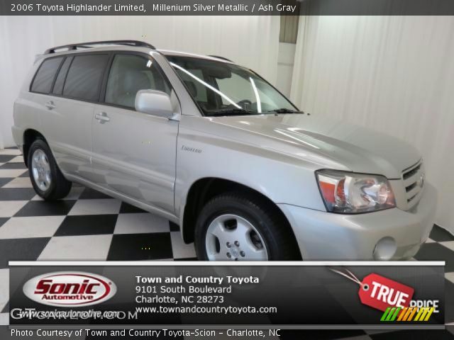 2006 Toyota Highlander Limited in Millenium Silver Metallic