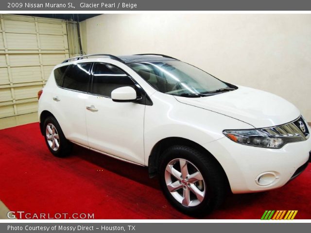2009 Nissan Murano SL in Glacier Pearl
