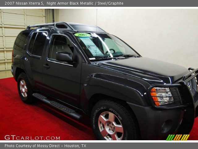 2007 Nissan Xterra S in Night Armor Black Metallic