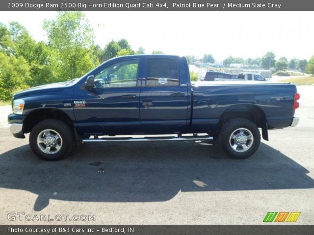 2009 Dodge Ram 2500 Big Horn Edition Quad Cab 4x4 in Patriot Blue Pearl