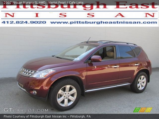 2007 Nissan Murano SL AWD in Merlot Pearl