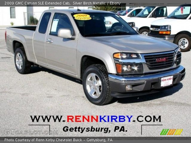 2009 GMC Canyon SLE Extended Cab in Silver Birch Metallic