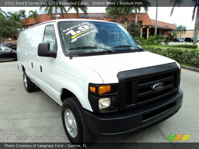 2012 Ford E Series Van E250 Extended Cargo in Oxford White