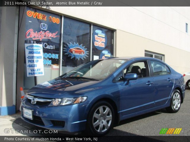 2011 Honda Civic LX Sedan in Atomic Blue Metallic