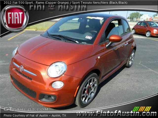 2012 Fiat 500 Sport in Rame (Copper Orange)