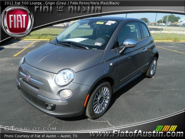 2012 Fiat 500 Lounge in Grigio (Grey)