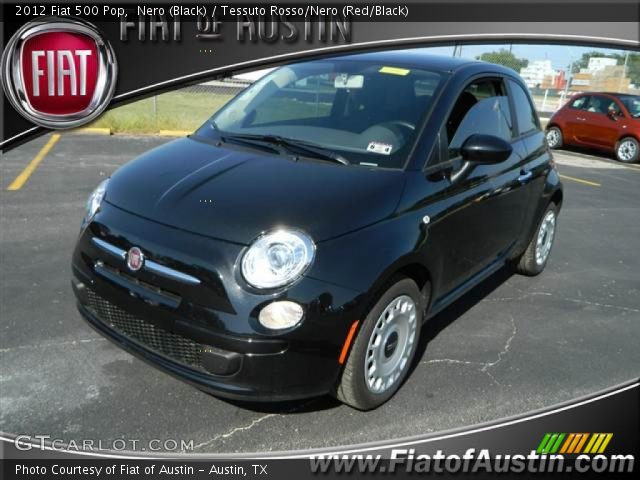 2012 Fiat 500 Pop in Nero (Black)