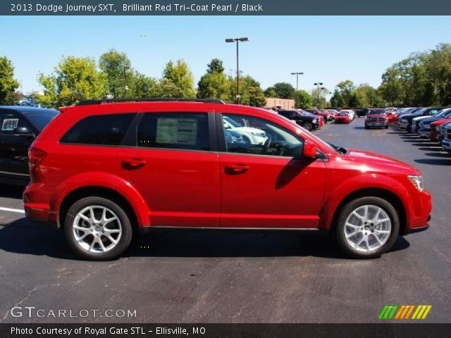 2013 Dodge Journey SXT in Brilliant Red Tri-Coat Pearl