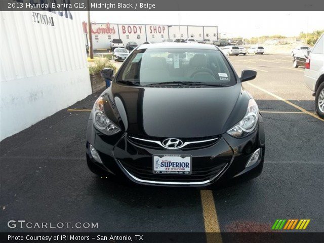2013 Hyundai Elantra GLS in Midnight Black