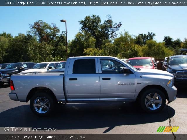 2012 Dodge Ram 1500 Express Crew Cab 4x4 in Bright Silver Metallic