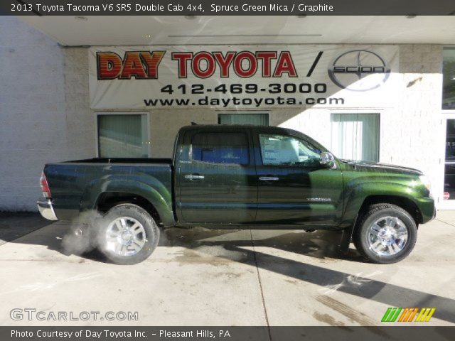 2013 Toyota Tacoma V6 SR5 Double Cab 4x4 in Spruce Green Mica