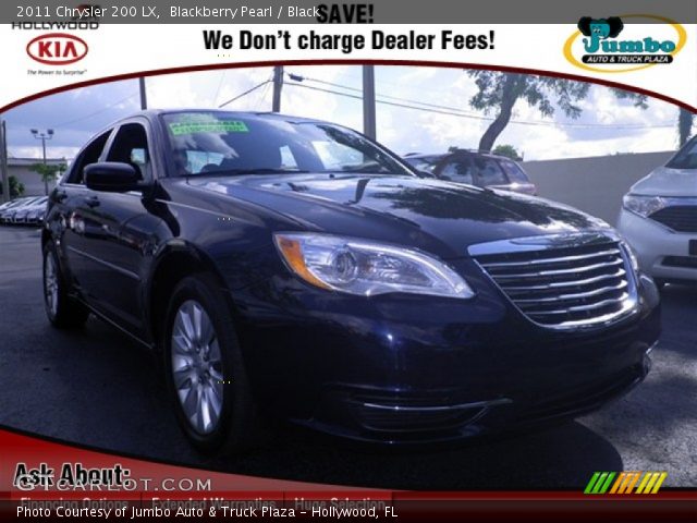 2011 Chrysler 200 LX in Blackberry Pearl