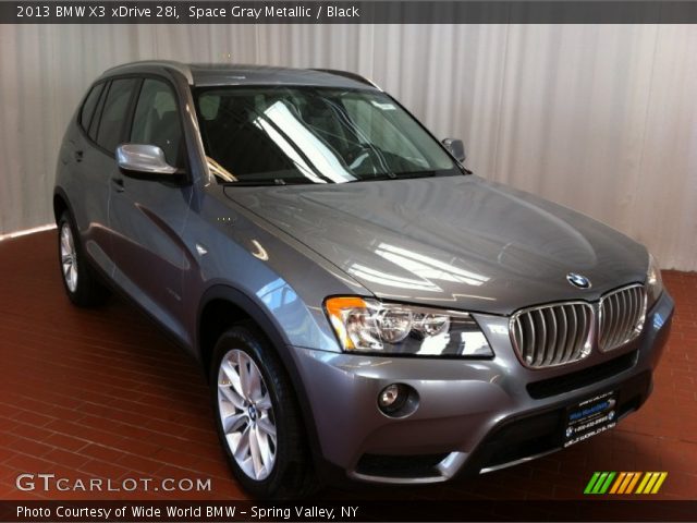 2013 BMW X3 xDrive 28i in Space Gray Metallic