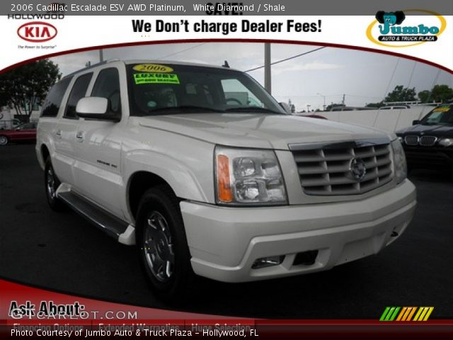 2006 Cadillac Escalade ESV AWD Platinum in White Diamond