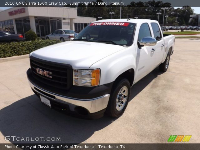 2010 GMC Sierra 1500 Crew Cab in Summit White