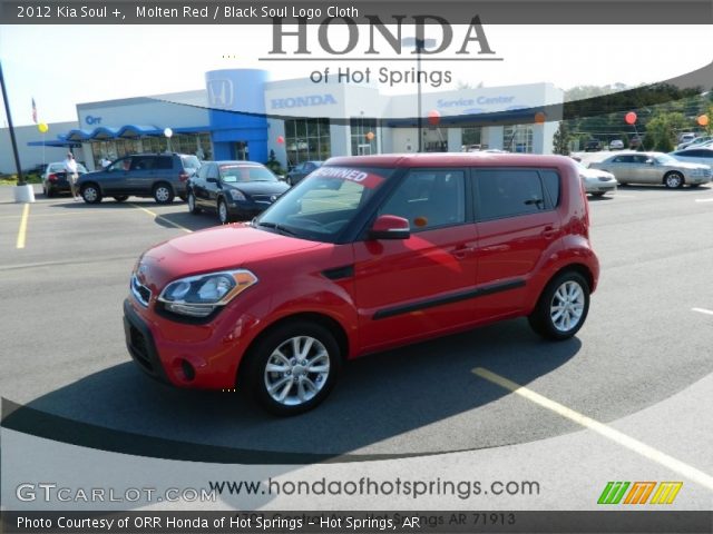 2012 Kia Soul + in Molten Red
