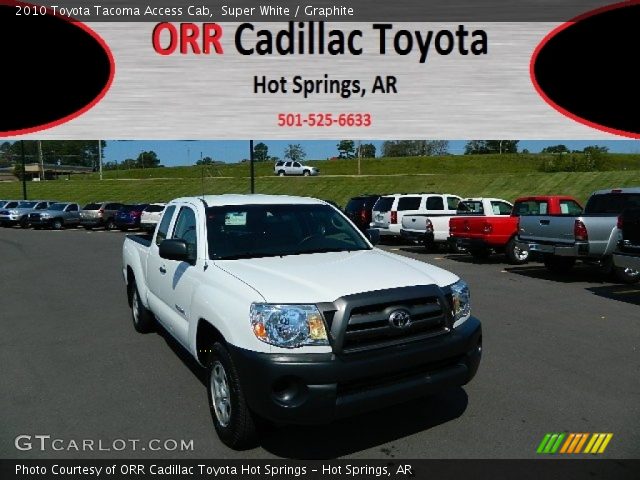 2010 Toyota Tacoma Access Cab in Super White