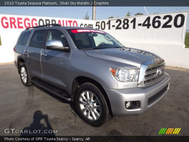 2010 Toyota Sequoia Platinum in Silver Sky Metallic