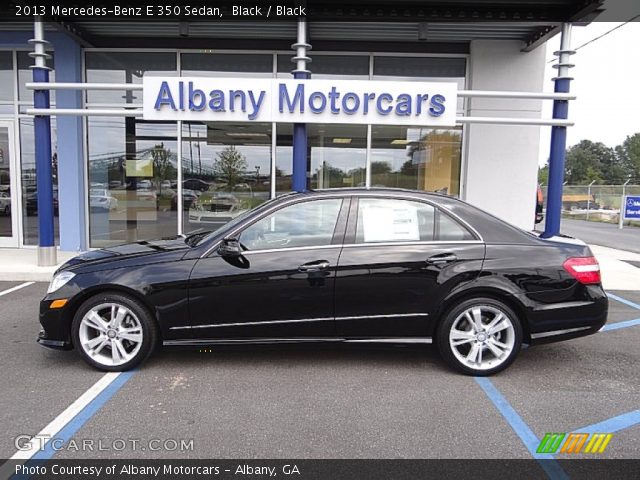 2013 Mercedes-Benz E 350 Sedan in Black