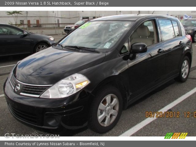 2009 Nissan Versa 1.8 SL Hatchback in Super Black