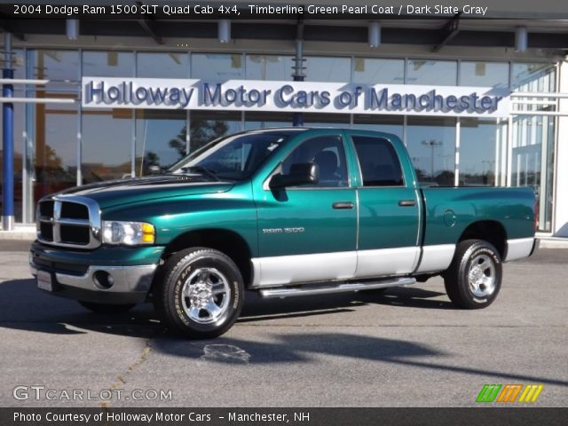 2004 Dodge Ram 1500 SLT Quad Cab 4x4 in Timberline Green Pearl Coat