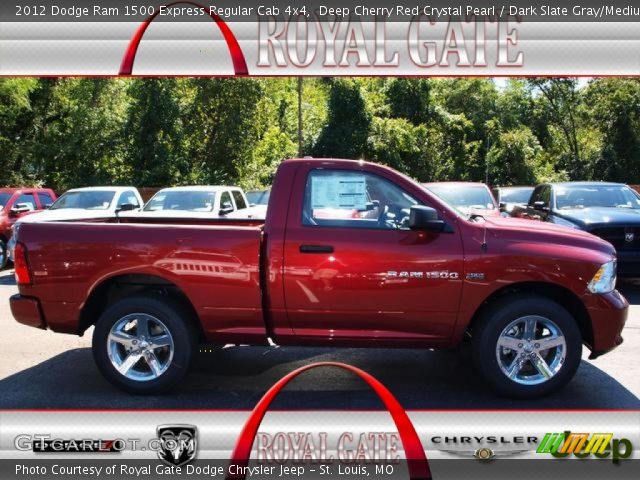 2012 Dodge Ram 1500 Express Regular Cab 4x4 in Deep Cherry Red Crystal Pearl