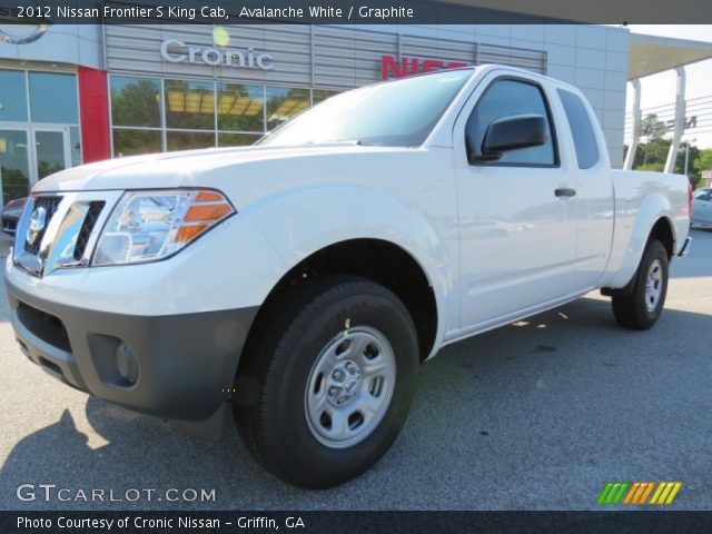 2012 Nissan Frontier S King Cab in Avalanche White