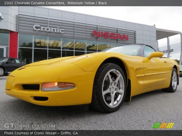 2002 Chevrolet Corvette Convertible in Millenium Yellow