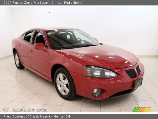 2007 Pontiac Grand Prix Sedan in Crimson Red