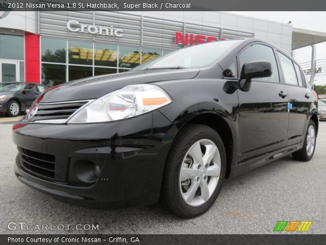 2012 Nissan Versa 1.8 SL Hatchback in Super Black