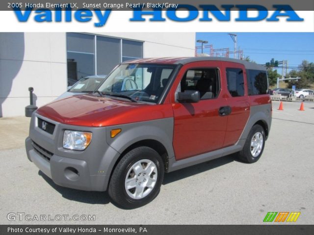 2005 Honda Element LX in Sunset Orange Pearl