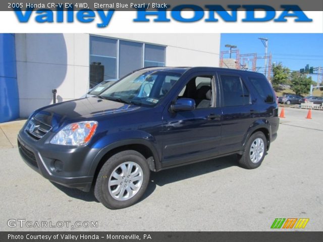 2005 Honda CR-V EX 4WD in Eternal Blue Pearl