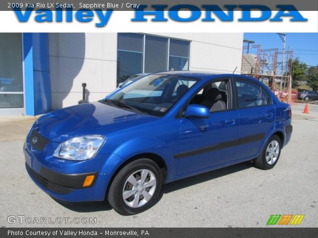 2009 Kia Rio LX Sedan in Sapphire Blue