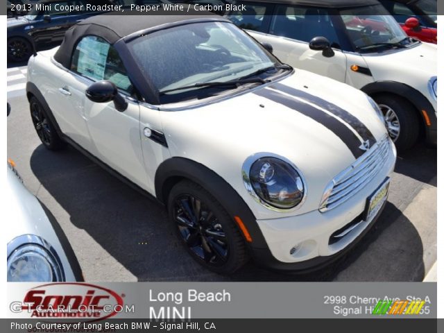 2013 Mini Cooper Roadster in Pepper White