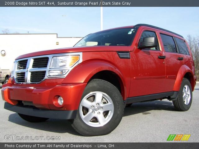 2008 Dodge Nitro SXT 4x4 in Sunburst Orange Pearl