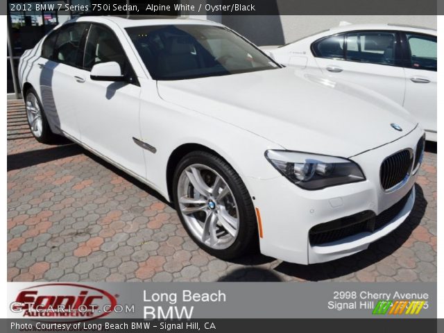 2012 BMW 7 Series 750i Sedan in Alpine White