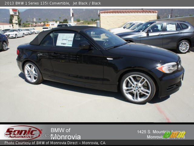 2013 BMW 1 Series 135i Convertible in Jet Black