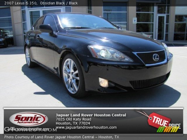 2007 Lexus IS 350 in Obsidian Black