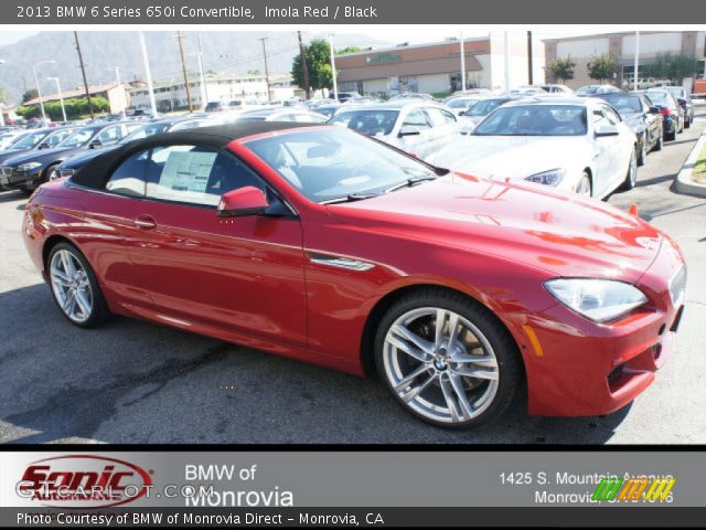 2013 BMW 6 Series 650i Convertible in Imola Red