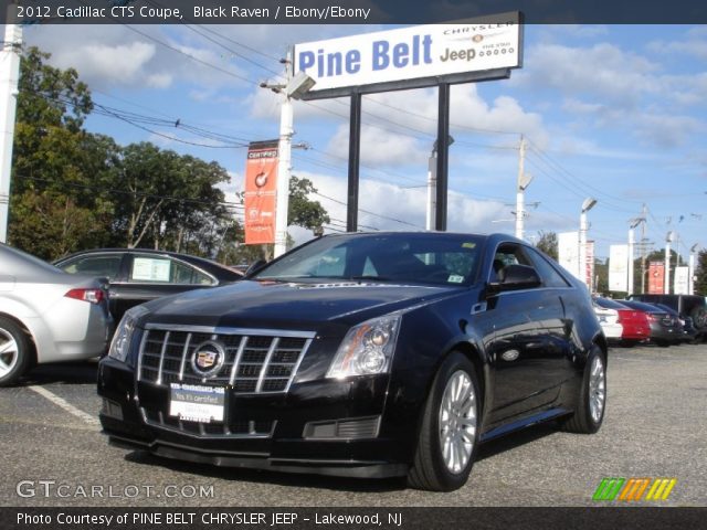 2012 Cadillac CTS Coupe in Black Raven