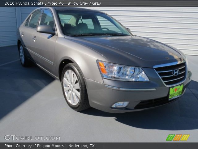 2010 Hyundai Sonata Limited V6 in Willow Gray