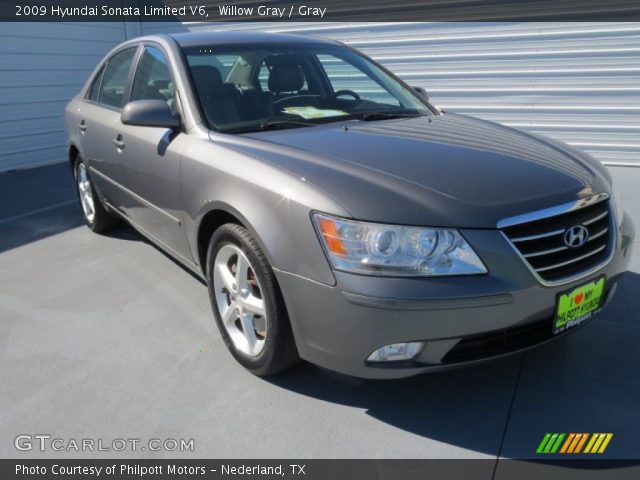 2009 Hyundai Sonata Limited V6 in Willow Gray
