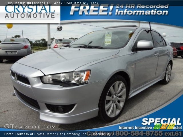 2009 Mitsubishi Lancer GTS in Apex Silver Metallic