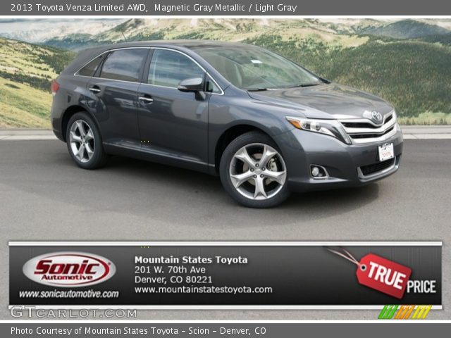 2013 Toyota Venza Limited AWD in Magnetic Gray Metallic