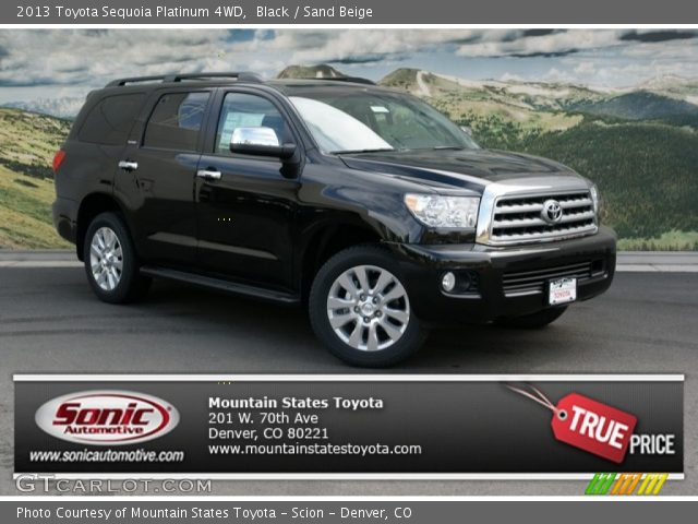 2013 Toyota Sequoia Platinum 4WD in Black