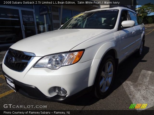 2008 Subaru Outback 2.5i Limited L.L.Bean Edition in Satin White Pearl