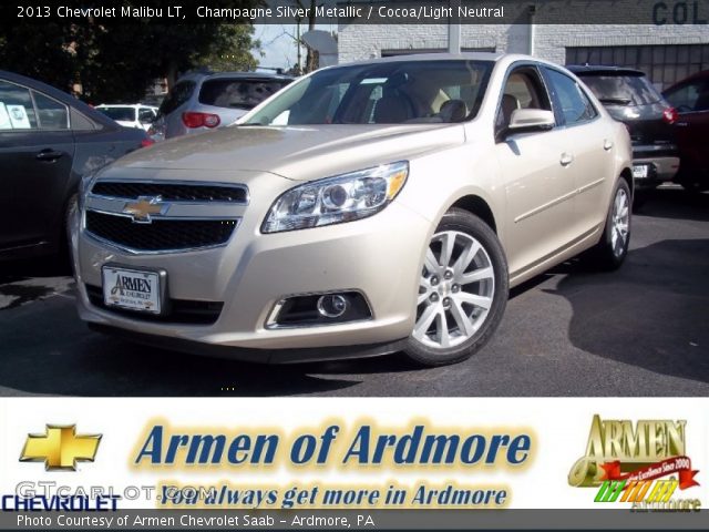 2013 Chevrolet Malibu LT in Champagne Silver Metallic