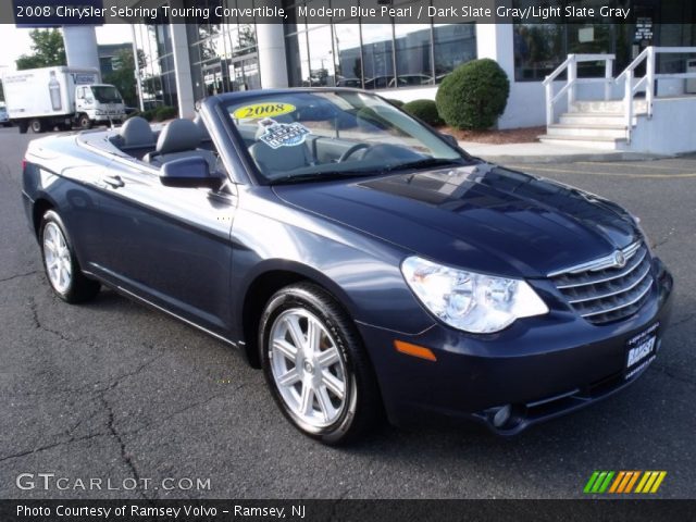 2008 Chrysler Sebring Touring Convertible in Modern Blue Pearl