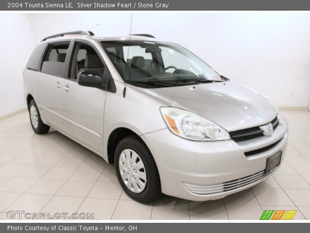 2004 Toyota Sienna LE in Silver Shadow Pearl